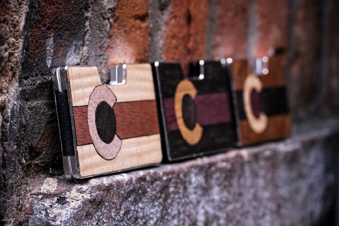 Wood Inlay Wallets
