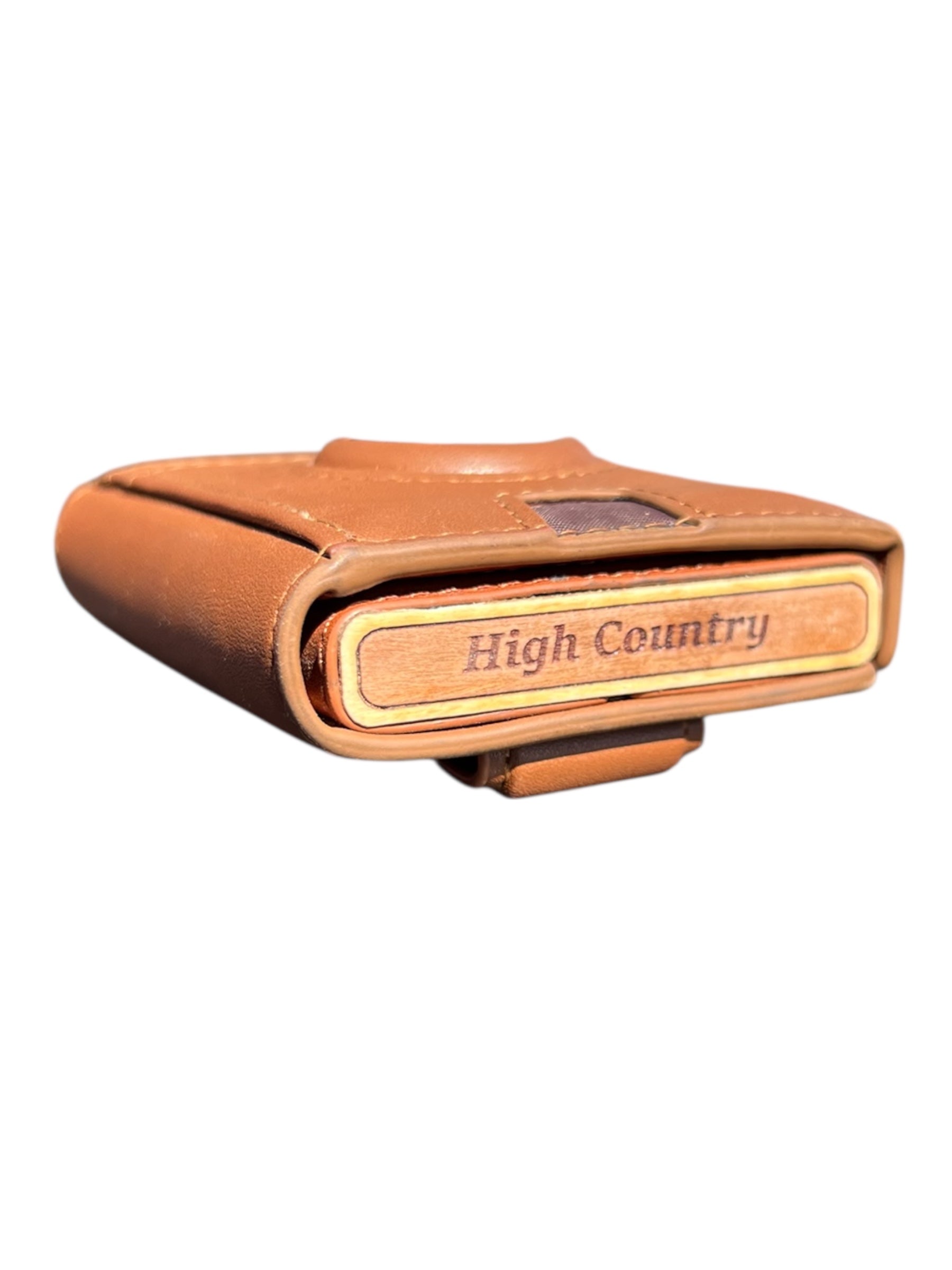 Leather High Country Grizzly Wallet