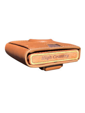 Leather High Country Grizzly Wallet